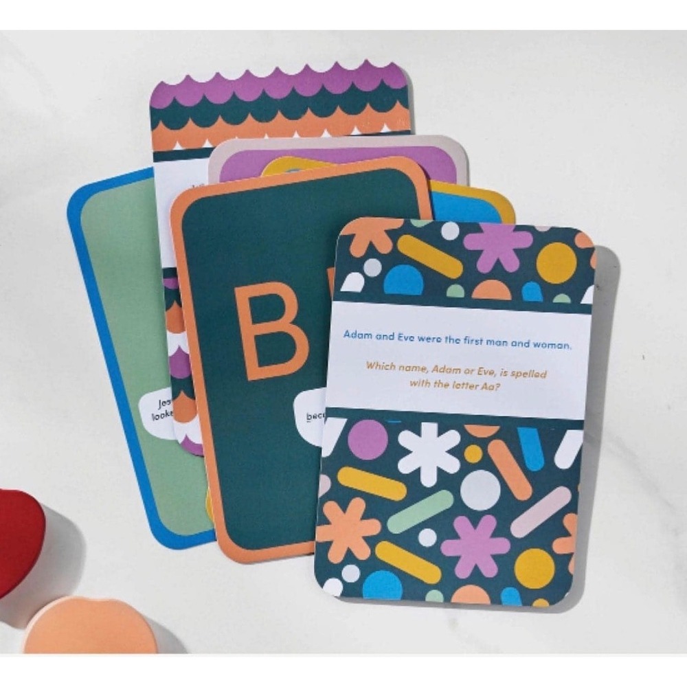 Mary & Martha ABC Activity Cards Bible Flash Cards Christian Learning Ages 3+ - Picture 3 of 4